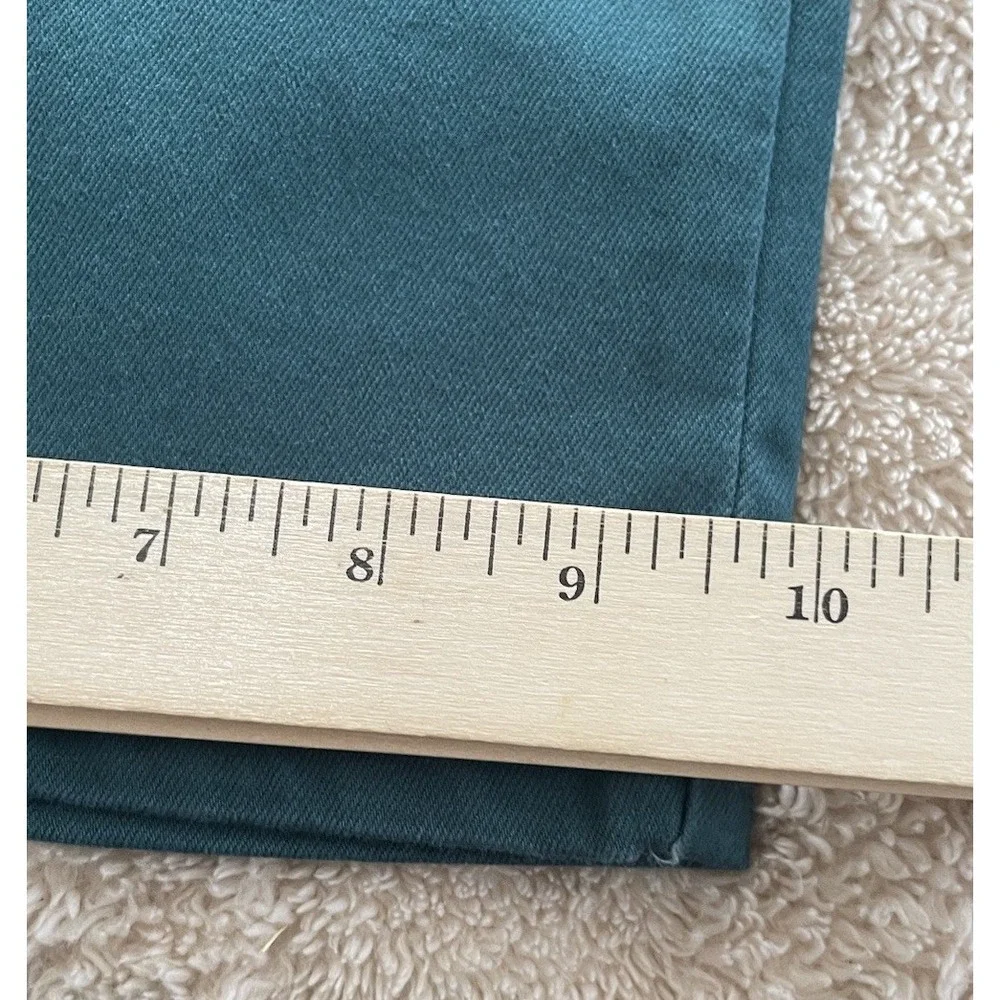 Woman Within Size 28W Green 5‎ Pocket Jeans Straight Leg Jeans